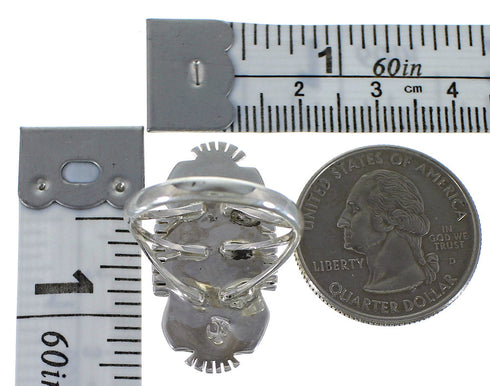 Lapis Opal Southwestern Sterling Silver Ring Size 6-1/4 TX45786